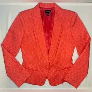 Anthropologie’s Cartsie Coral Blazer, Size 8